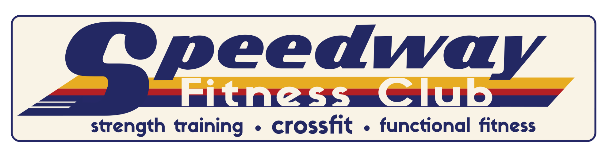 Speedway Fitness Club Logo